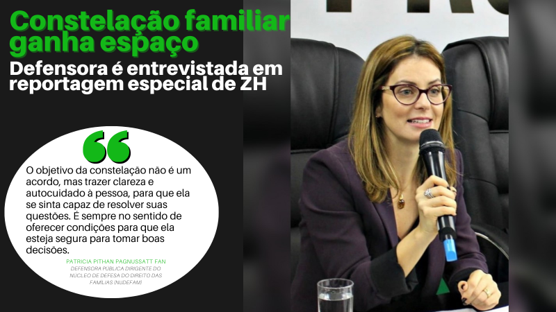 A Defensoria Pública do Estado (DPE-RS) utiliza a constelação familiar desde 2018