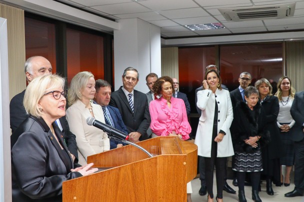 Outorga da Medalha Moysés Vianna do Mérito Eleitoral à ministra Rosa Weber, presidente do Supremo Tribunal Federal