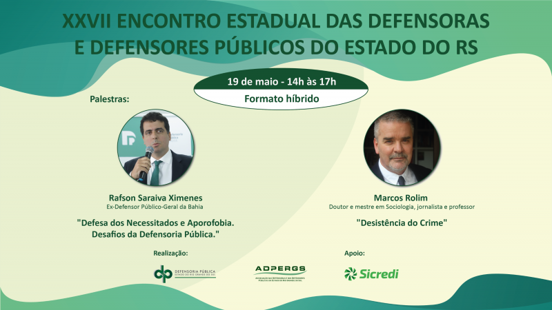O evento será realizado em formato híbrido, com transmissão a partir do Auditório Daniela Boito Maurmann Hidalgo