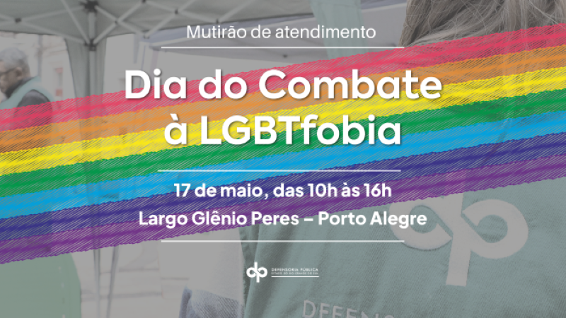A unidade móvel da Defensoria Pública atenderá a população no Largo Glênio Peres, das 10h às 16h.