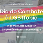 A unidade móvel da Defensoria Pública atenderá a população no Largo Glênio Peres, das 10h às 16h.