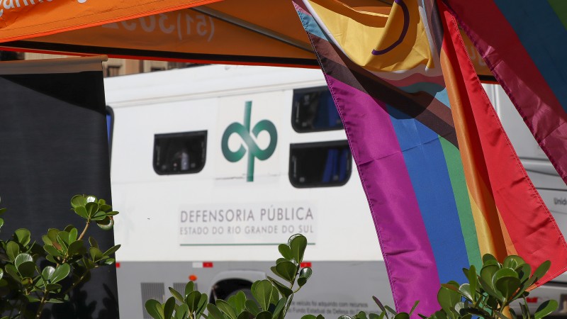 Mutirão da DPE/RS no Dia de Combate à LGBTfobia