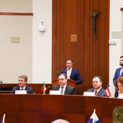 Defensor público-geral recebeu medalha de honra ao mérito durante Encontro Nacional de Corregedores do TJRS