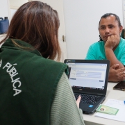 Defensores e servidores do NUDECA e NUDEPID realizaram os atendimentos à população