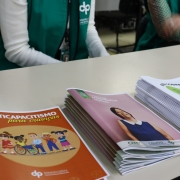 Na ação foram entregues cartilhas da Defensoria