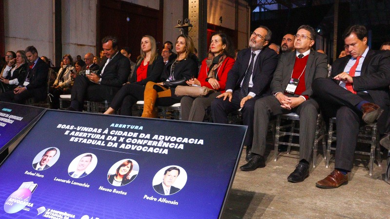Defensor público-geral participa da abertura da X Conferência Estadual da Advocacia