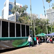 A ação ocorreu na Avenida Sepúlveda, no Centro Histórico de Porto Alegre.