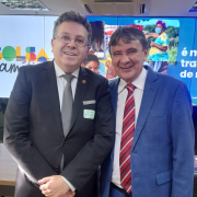 Antonio Flávio de Oliveira e o ministro José Wellington Dias