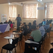 Roda de conversa, em Santa Rosa, foi alusiva ao Agosto Lilás
