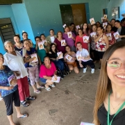 Foto referente ao agosto lilás.