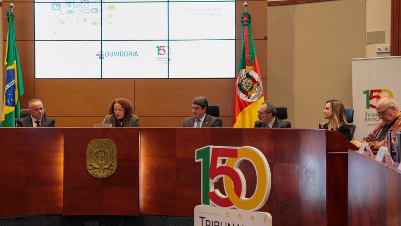 A solenidade aconteceu no Plenário Ministro Pedro Soares Muñoz, na sede do Tribunal de Justiça do Estado (TJRS).