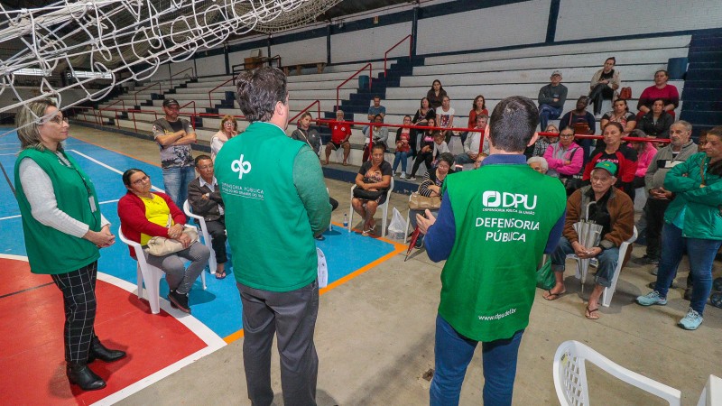 Defensorias Públicas do RS e da União atuam juntas em mutirão no Vale do Taquari