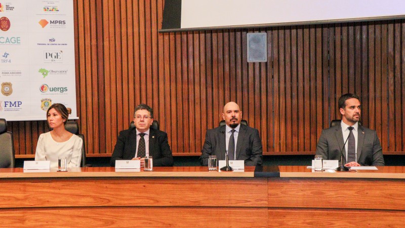 O evento foi promovido pela Rede de Controle da Gestão Pública no Estado do Rio Grande do Sul (Rede RS)