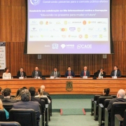 O seminário contou com palestra de Marcelo Zenkner, que foi secretário de Estado de Controle e Transparência do Espírito Santo.