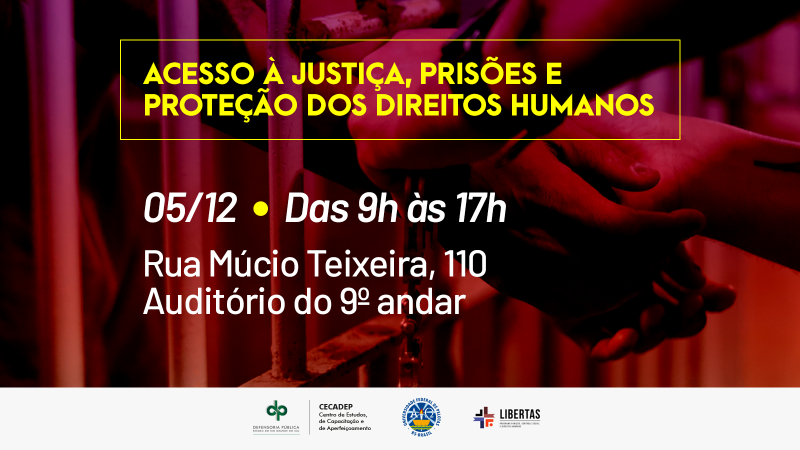 O seminário também será transmitido ao vivo.