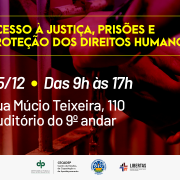 O seminário também será transmitido ao vivo.