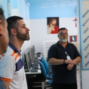 recuperando apresentando o funcionamento da casa prisional.