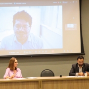 Também foi ministrada a palestra “Acesso à Justiça e Sistema Penal”, com Marivaldo Pereira.