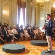 Defensor público-geral participa da solenidade de entrega da primeira etapa das obras de restauração do Palácio Piratini