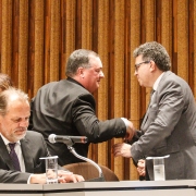 Desembargador Giovanni Conti e defensor público-geral, Antonio Flávio de Oliveira