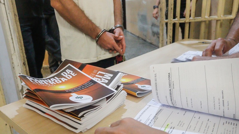 NUDEP atendeu mais de 700 pessoas em mutirão na Penitenciária de Osório