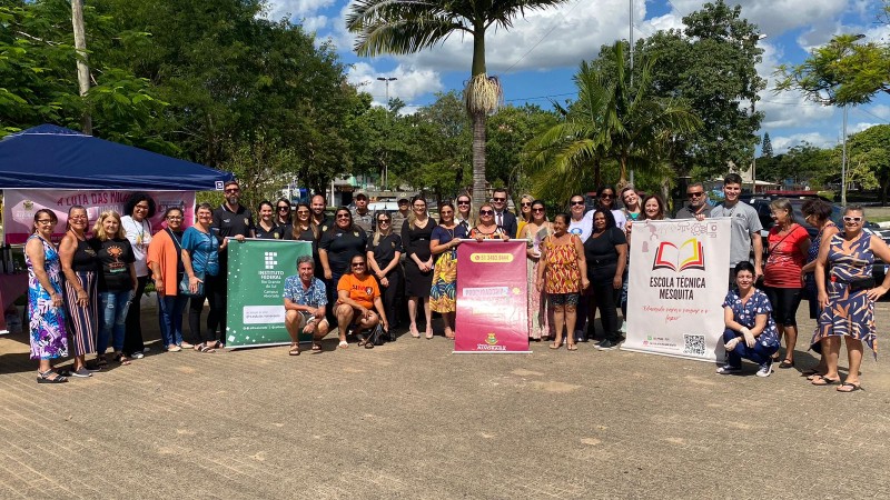 Caravana Maria da Penha, evento realizado na quarta-feira (6), em Alvorada