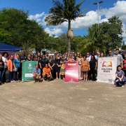 Caravana Maria da Penha, evento realizado na quarta-feira (6), em Alvorada