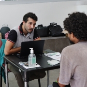 Foto de atendimento durante a semana do consumidor.