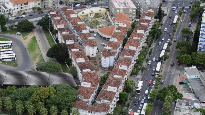 Imagem aérea do condomínio Princesa Isabel.