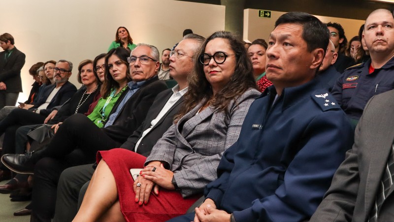 A subdefensora pública-geral para Assuntos Institucionais, Silvia Pinheiro de Brum, prestigiou a entrega de homenagens pelo Conselho Regional de Medicina do Rio Grande do Sul (Cremers)