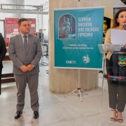 A abertura da solenidade ocorreu no Palácio da Justiça, no Centro Histórico da capital.