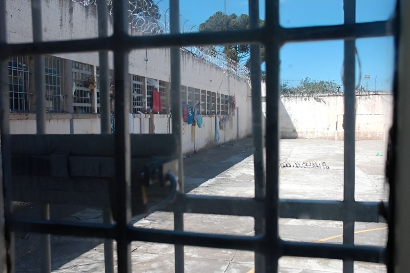 Foto do pátio do presidio