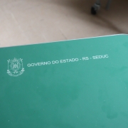 Carteira verde, lê-se GOVERNO DO ESTADO - RS - SEDUC