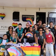Stand da Defensoria na Parada Livre