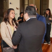 Dirigente do Nudeca e idealizadores do evento