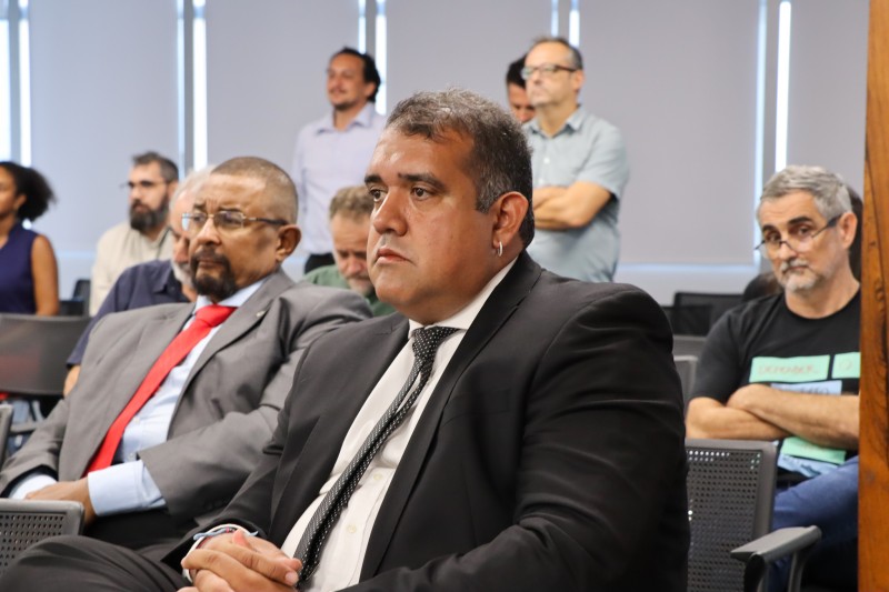 Rodrigos de Medeiros Silva durante posse.
