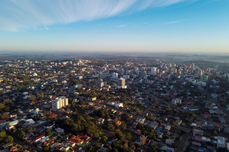 Bairros da região norte e oeste de Ijuí