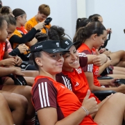 A palestra destacou as diferentes formas de assédio e violência contra a mulher.