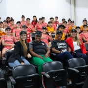 A palestra destacou as diferentes formas de assédio e violência contra a mulher.
