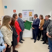 Autoridades presentes na inauguração da sede.