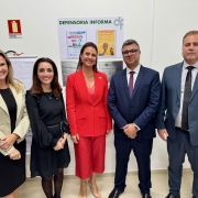 Defensores públicos reunidos na inauguração da sede de Nova Prata.