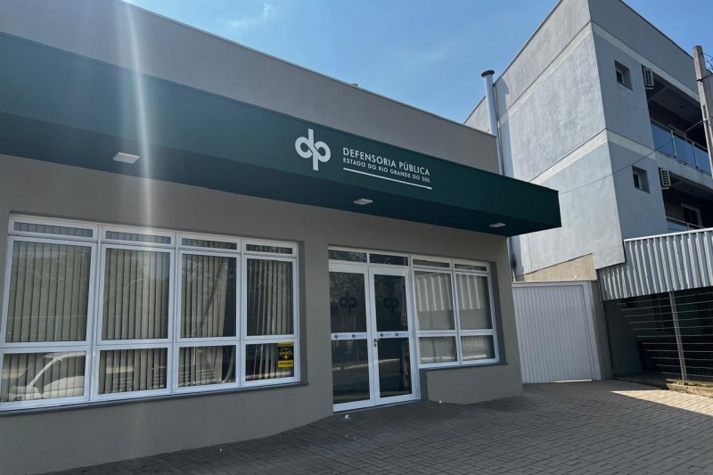 Nova sede da Defensoria Pública Regional de Estância Velha