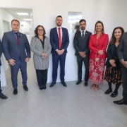 Estiveram presentes diversas autoridades da região, membros da Administração Superior, servidores e estagiários da comarca.