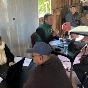 Defensores e defensoras públicas estiveram disponíveis para prestar esclarecimentos e orientação jurídica aos moradores.