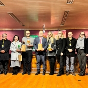 Na foto vemos o defensor público-geral, Nilton Leonel Arnecke Maria, com os demais participantes do evento.