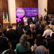 Autoridades reunidas na Assembleia Legislativa