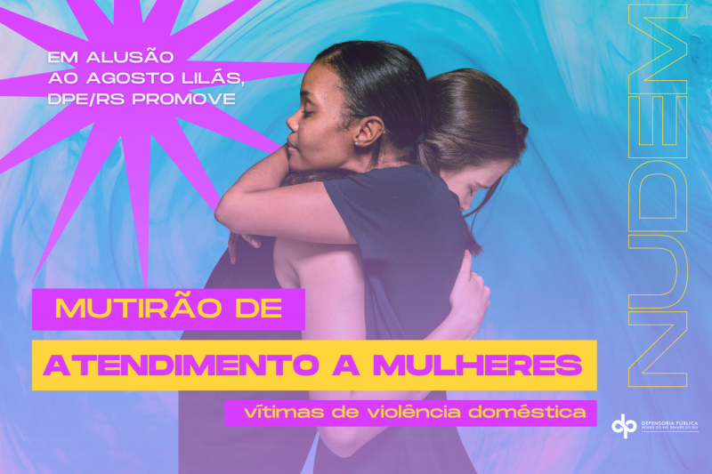 A atividade &eacute; alusiva ao Agosto Lil&aacute;s, m&ecirc;s de conscientiza&ccedil;&atilde;o pelo fim da viol&ecirc;ncia contra a mulher.