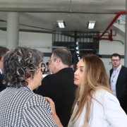 Defensoras conversam.