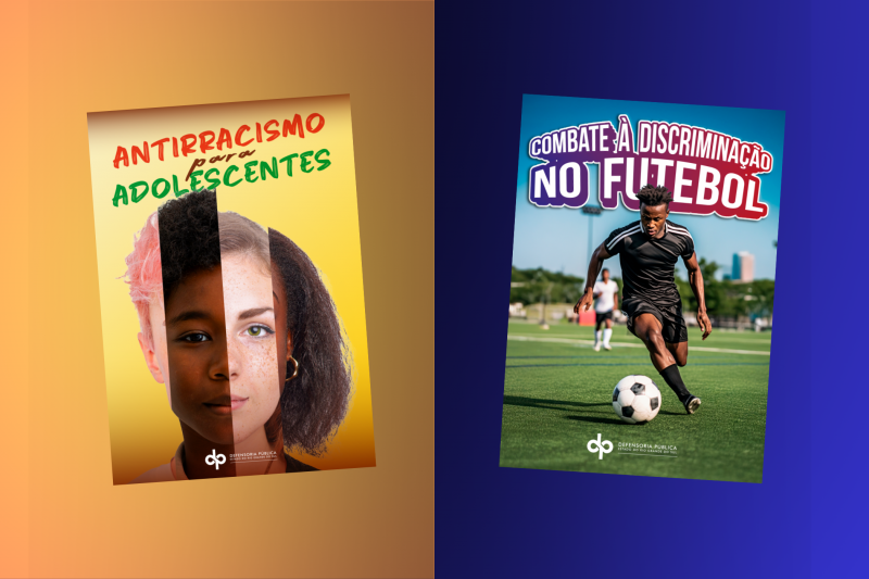  O material &eacute; direcionado a adolescentes e tamb&eacute;m ao p&uacute;blico ligado ao futebol
