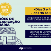 O mutir&atilde;o acontecer&aacute; nos dias 3 e 4 de outubro, nas cidades de Uruguaiana, Bag&eacute; e Livramento.